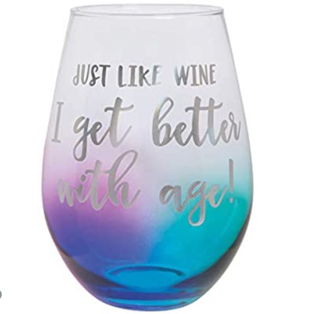 NWT Jumbo Stemless Wine Glass